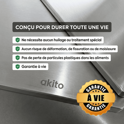 AKITO - Planche à découper en titane