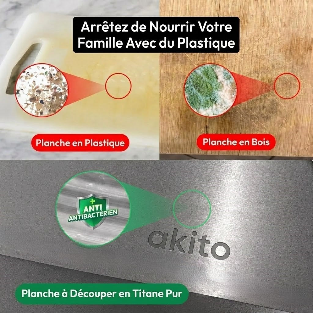 AKITO - Planche à découper en titane